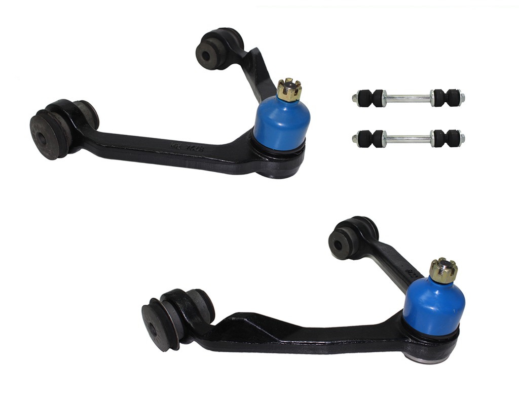 4pc Front Upper Control Arms Sway Bar Links Suspension Kit