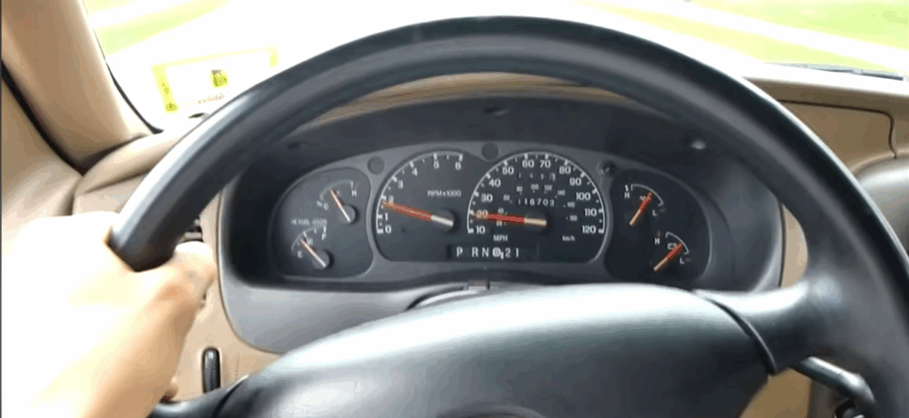 Image showing a test drive after changing power steering fluid