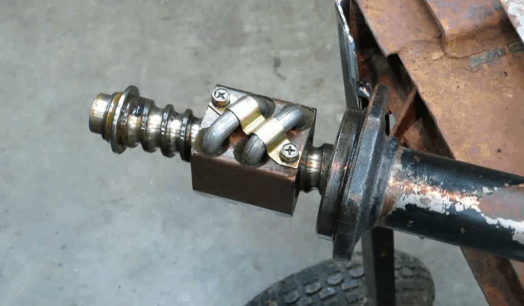 Image showing ball screw system in a car