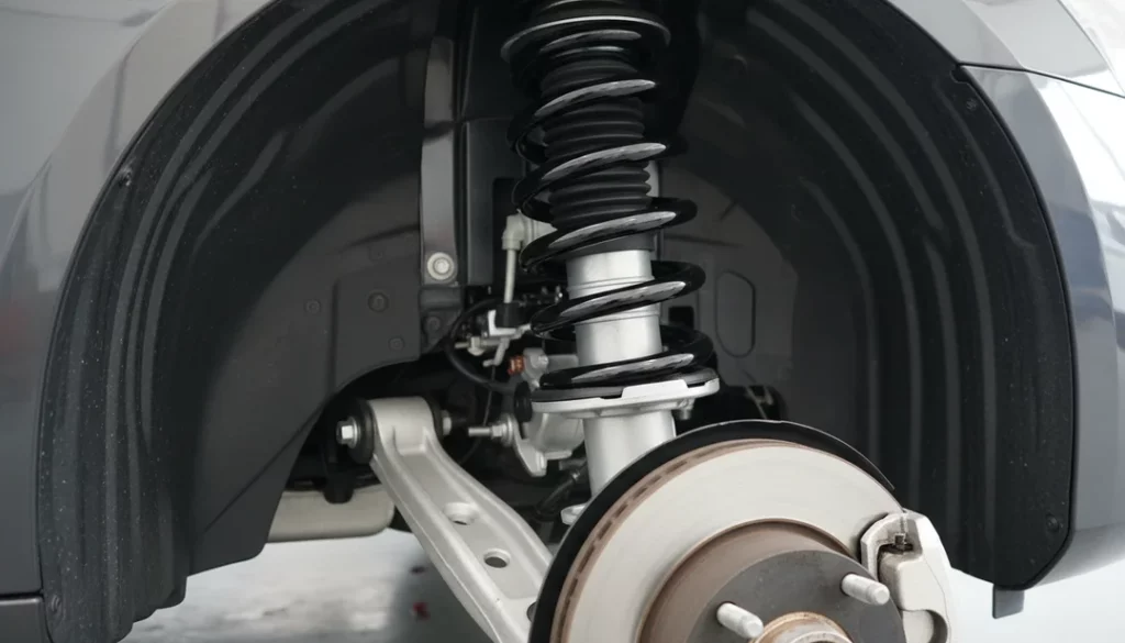 Image showing shock absorbers on a car