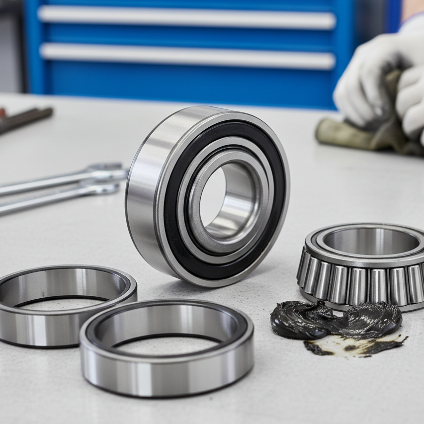 Image showing wheel bearings on a car