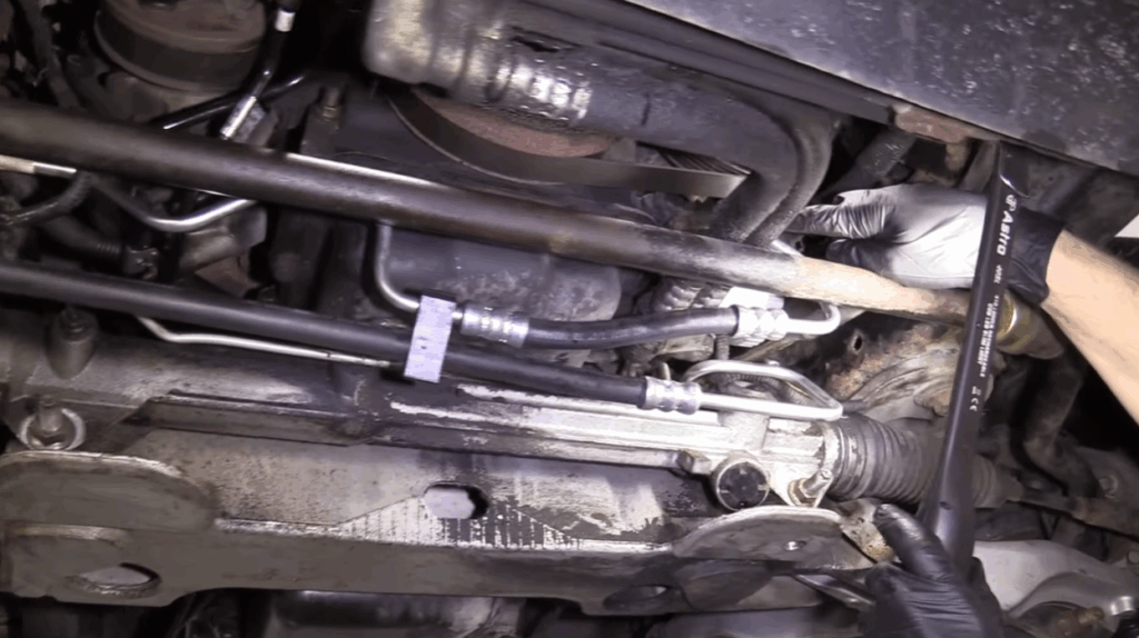 Image showing fixing power steering pump leaks