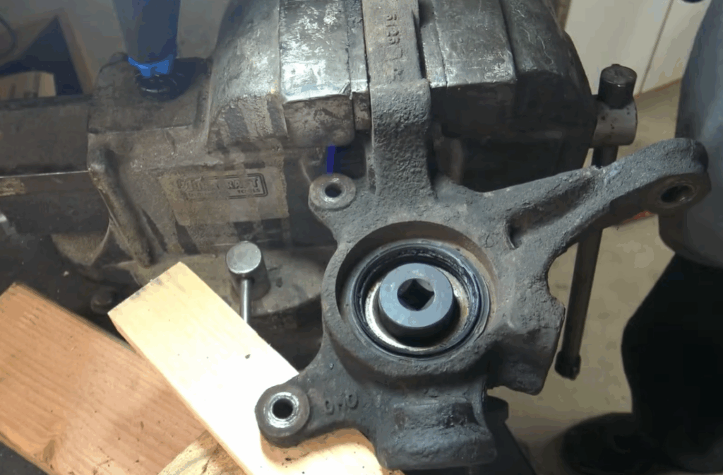 Image showing removal of a steering knuckle